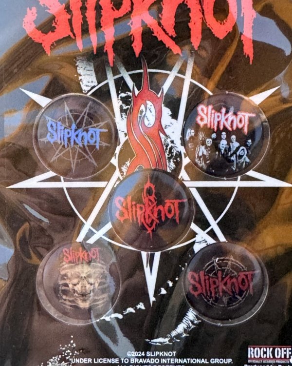 画像2: SLIPKNOT / Tribal S ピンバッジセット 5個入り (2)