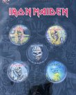 画像2: IRON MAIDEN / THE FACES OF EDDIE ピンバッジセット 5個入り (2)