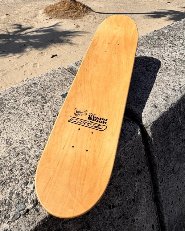 画像7: 送料無料 3枚限定入荷 激レア 当時物 BUCK-O-NINE / Artwork by TadPole スケートボードデッキ mfg. for CinderBlock by Sector 9 (7)