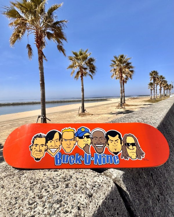 画像3: 送料無料 3枚限定入荷 激レア 当時物 BUCK-O-NINE / Artwork by TadPole スケートボードデッキ mfg. for CinderBlock by Sector 9 (3)