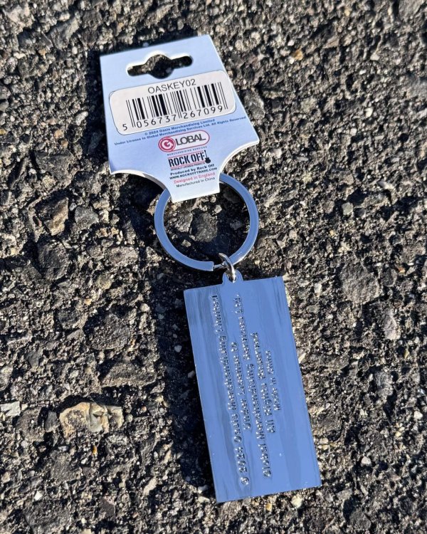 画像2: OASIS / Logo Sky Blue キーチェーン (2)