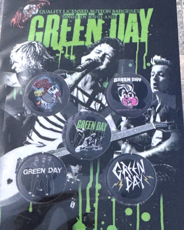 画像2: GREEN DAY / REVOLUTION ピンバッジセット 5個入り (2)