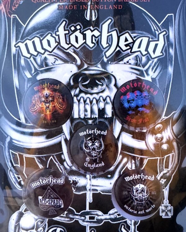 画像2: MOTORHEAD / England ピンバッジセット 5個入り (2)