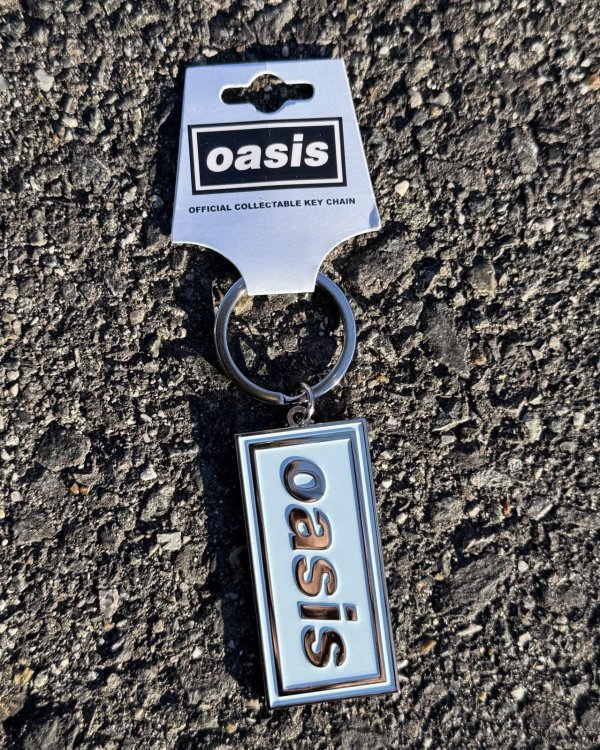 画像3: OASIS / Logo Sky Blue キーチェーン (3)