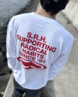 画像3: Mサイズラスト1枚で終了 SRH / Since 91 長袖Tシャツ WHITE (3)