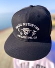 画像1: SOCIAL DISTORTION / Fullerton Skelly スナップバックキャップ BLACK (1)