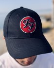 画像2: FOO FIGHTERS / FF Logo ベースボールキャップ BLACK (2)