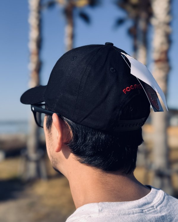 画像6: FOO FIGHTERS / FF Logo ベースボールキャップ BLACK (6)