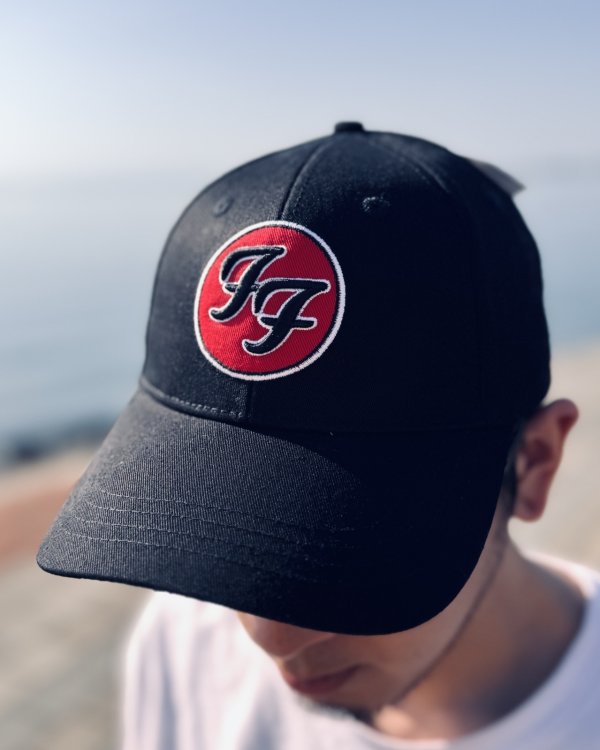 画像4: FOO FIGHTERS / FF Logo ベースボールキャップ BLACK (4)