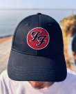 画像1: FOO FIGHTERS / FF Logo ベースボールキャップ BLACK (1)