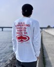 画像1: Mサイズラスト1枚で終了 SRH / Since 91 長袖Tシャツ WHITE (1)