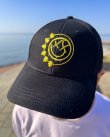 画像4: BLINK-182 / Yellow Six Arrow Smile ベースボールキャップ BLACK (4)