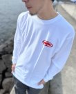 画像5: Mサイズラスト1枚で終了 SRH / Since 91 長袖Tシャツ WHITE (5)