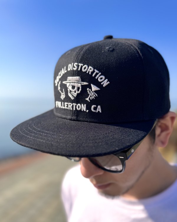 画像2: SOCIAL DISTORTION / Fullerton Skelly スナップバックキャップ BLACK (2)