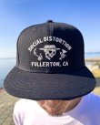 画像4: SOCIAL DISTORTION / Fullerton Skelly スナップバックキャップ BLACK (4)