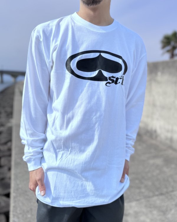 画像2: SRH / NEW SPADE CLASSIC 長袖Tシャツ WHITE (2)