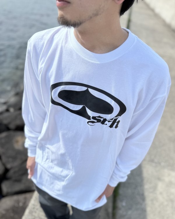 画像3: SRH / NEW SPADE CLASSIC 長袖Tシャツ WHITE (3)