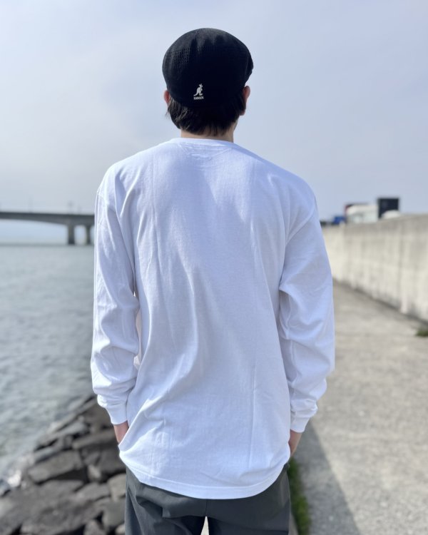 画像4: SRH / NEW SPADE CLASSIC 長袖Tシャツ WHITE (4)