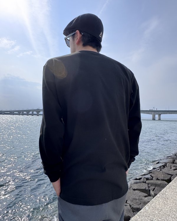 画像5: 残りサイズXL、2XLのみ SRH / NEW SPADE CLASSIC 長袖Tシャツ BLACK (5)