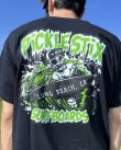 画像4: 送料無料 BALL&CHAIN別注 PICKLE STIX SURFBOARDS / Biohazard Tシャツ ブラック (4)