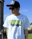 画像8: 送料無料 BALL&CHAIN別注 PICKLE STIX SURFBOARDS / Biohazard Tシャツ ホワイト (8)