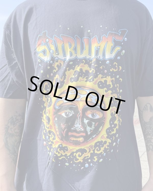 画像4: XLラスト1枚で終了 SUBLIME / Sun Solar Tシャツ ネイビー (4)