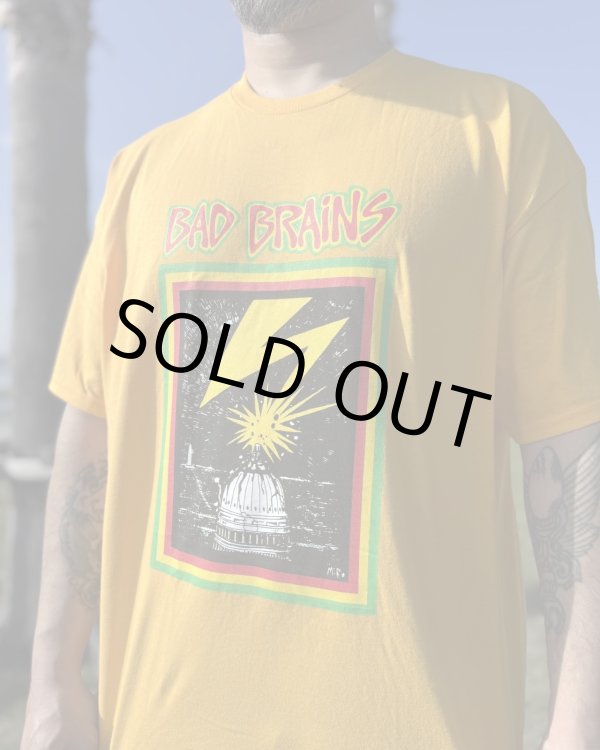 画像3: 送料無料 2XL1枚のみの入荷 BAD BRAINS / Capitol Strike Tシャツ ゴールド (3)