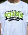 画像9: 送料無料 BALL&CHAIN別注 PICKLE STIX SURFBOARDS / Biohazard Tシャツ ホワイト (9)