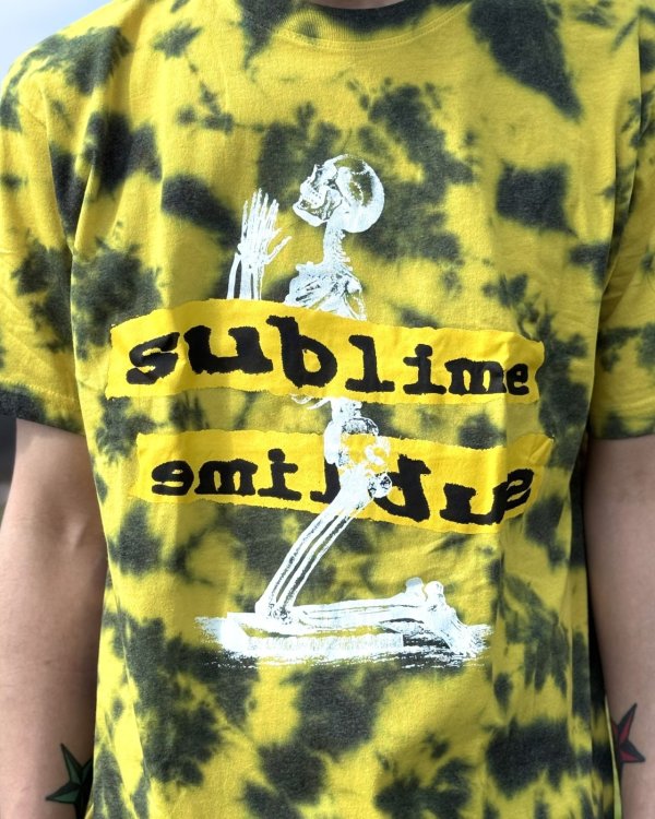 画像3: SUBLIME / Praying Skeleton (Wash Collection) Tシャツ (3)
