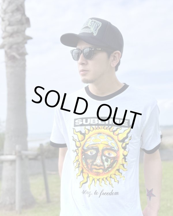画像3: XLラスト1枚で終了 SUBLIME / 40oz To Freedom リンガーTシャツ (3)