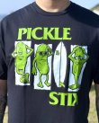 画像4: 送料無料 BALL&CHAIN別注 PICKLE STIX SURFBOARDS / BALL&CHAIN別注 Black Pickle Tシャツ ブラック (4)