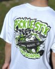 画像6: 送料無料 BALL&CHAIN別注 PICKLE STIX SURFBOARDS / Biohazard Tシャツ ホワイト (6)