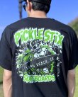画像5: 送料無料 BALL&CHAIN別注 PICKLE STIX SURFBOARDS / Biohazard Tシャツ ブラック (5)