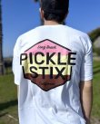 画像3: 送料無料 BALL&CHAIN別注 PICKLE STIX SURFBOARDS / Neapolitan Tシャツ ホワイト (3)