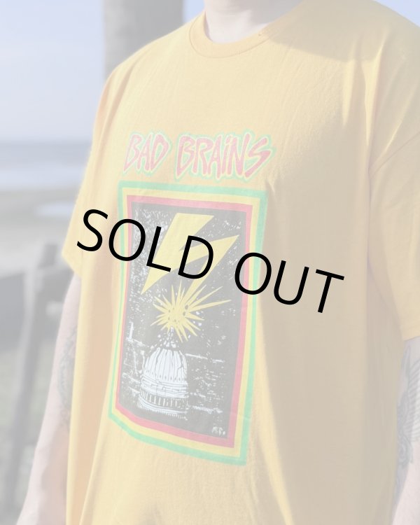 画像5: 送料無料 2XL1枚のみの入荷 BAD BRAINS / Capitol Strike Tシャツ ゴールド (5)