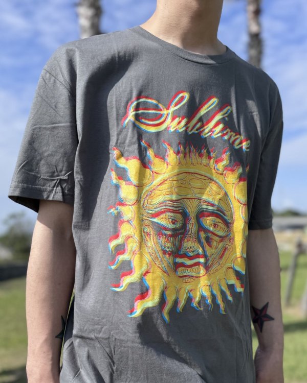 画像4: SUBLIME / 40oz Sun Tシャツ チャコールグレー (4)
