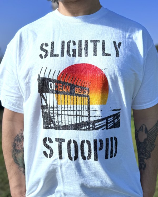 画像3: 送料無料 SLIGHTLY STOOPID / Ocean Beach Gate Tシャツ ホワイト (3)