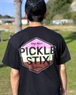 画像5: 送料無料 BALL&CHAIN別注 PICKLE STIX SURFBOARDS / Neapolitan Tシャツ ブラック (5)