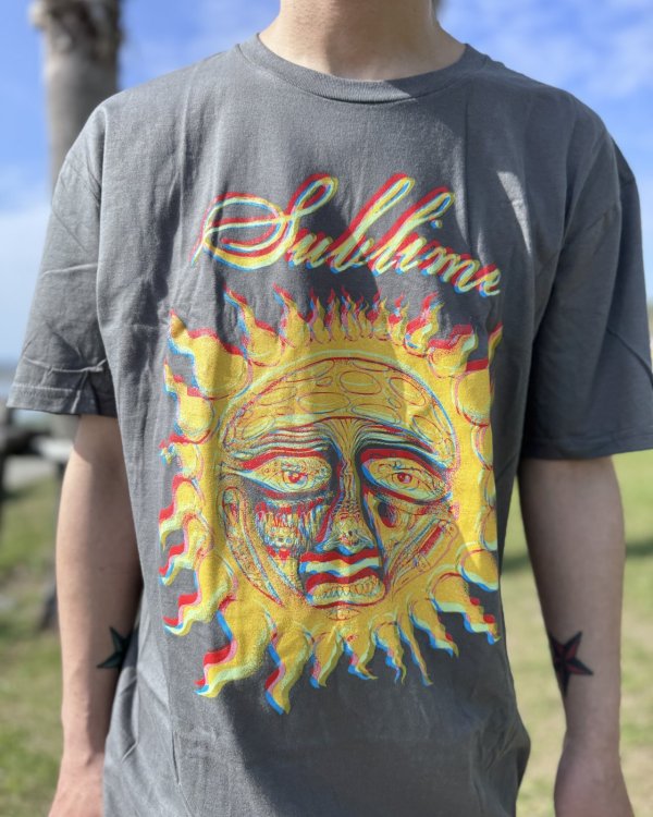 画像3: SUBLIME / 40oz Sun Tシャツ チャコールグレー (3)
