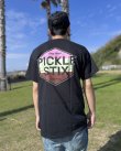 画像3: 送料無料 BALL&CHAIN別注 PICKLE STIX SURFBOARDS / Neapolitan Tシャツ ブラック (3)