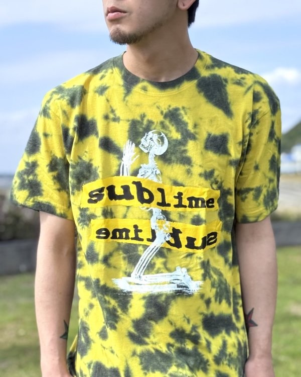 画像4: SUBLIME / Praying Skeleton (Wash Collection) Tシャツ (4)