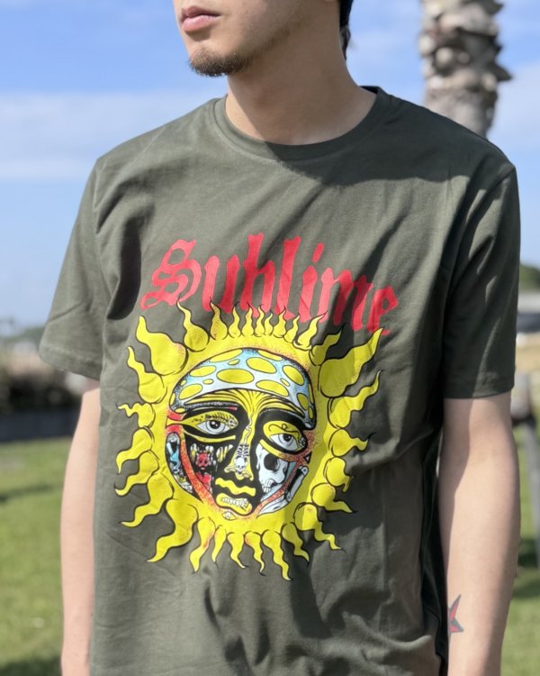 画像3: SUBLIME / Yellow Sun Tシャツ グリーン (3)