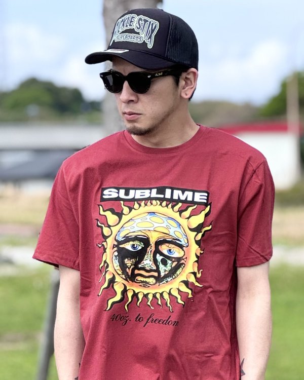 画像2: SUBLIME / 40oz To Freedom Tシャツ バーガンディー (2)