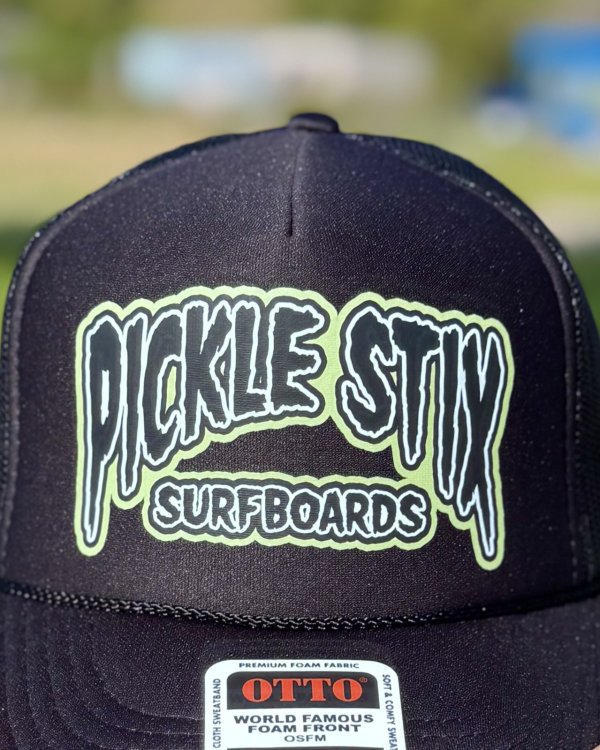 画像4: 送料無料 PICKLE STIX SURFBOARDS / Swamp Style Logo メッシュキャップ (4)