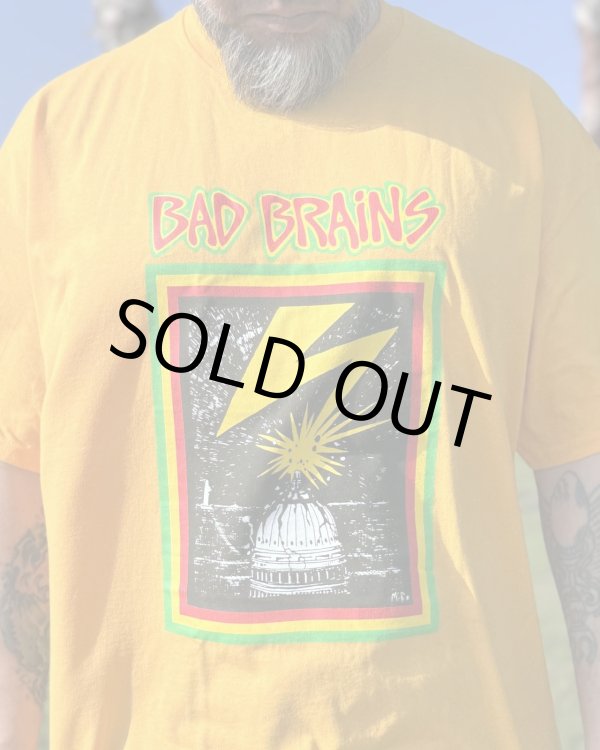 画像2: 送料無料 2XL1枚のみの入荷 BAD BRAINS / Capitol Strike Tシャツ ゴールド (2)