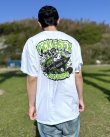 画像4: 送料無料 BALL&CHAIN別注 PICKLE STIX SURFBOARDS / Biohazard Tシャツ ホワイト (4)