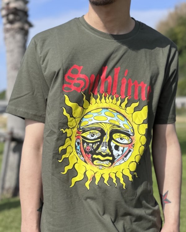 画像2: SUBLIME / Yellow Sun Tシャツ グリーン (2)