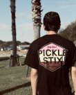 画像2: 送料無料 BALL&CHAIN別注 PICKLE STIX SURFBOARDS / Neapolitan Tシャツ ブラック (2)