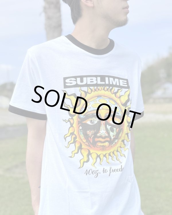 画像5: XLラスト1枚で終了 SUBLIME / 40oz To Freedom リンガーTシャツ (5)