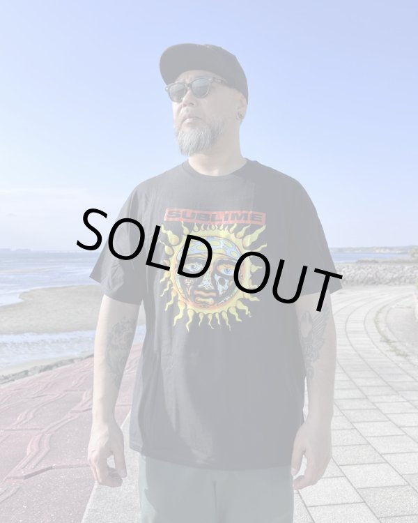 画像1: 送料無料 2XL1枚のみの入荷 SUBLIME / 40oz SUN Tシャツ ブラック (1)